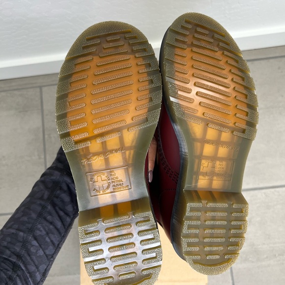 New Dr Martens | 1460 Cherry Red Boots - Picture 4 of 10